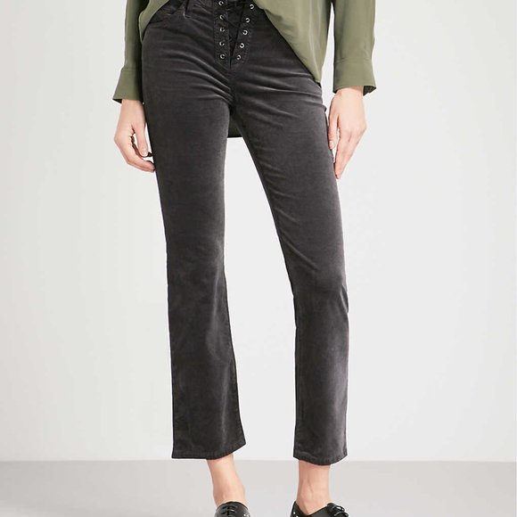 AG Jodi Crop Lace-Up Rich Mercury 26 - Picture 2 of 15